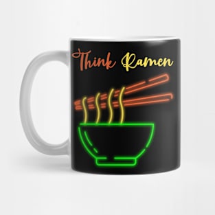 Think ramen ramyun ramyeon. Pasta Noodle lovers Mug